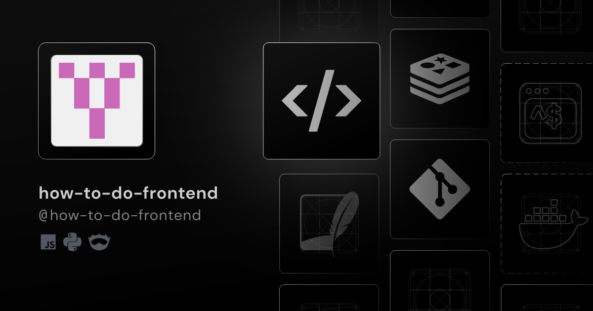 how-to-do-frontend's Profile | CodeCrafters